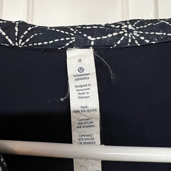 EUC Lululemon Cardigan&Again Jacket -Exploded Sashiko Star Inkwell Ghost/Inkwell - Picture 7 of 13